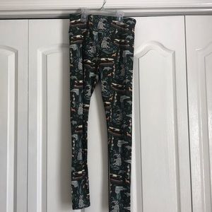 Ambrie Jungle Cruise Leggings, one size
